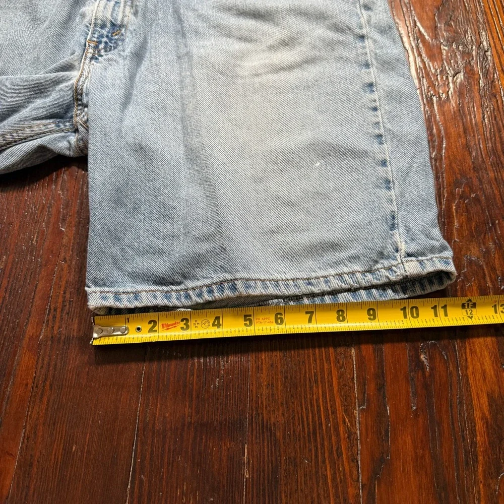 VTG‎ Levis 505 Shorts Mens 42 Blue ORANGE TAB Faded Medium Wash Jorts Denim